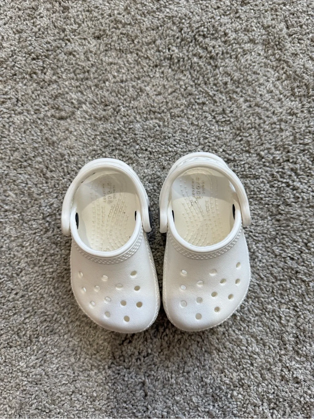 CROCS Toddler size C4 white